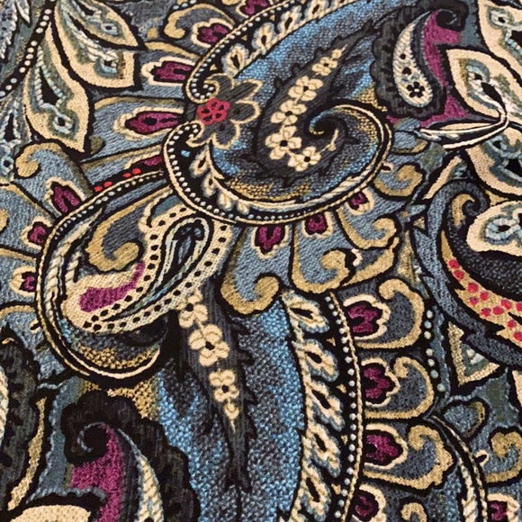 J. JILL paisley tiered dress blouse - Picture 9 of 14